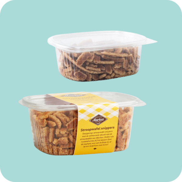 Markus &amp; Markus Stroopwafelsnippertje Verpakking met Banderol